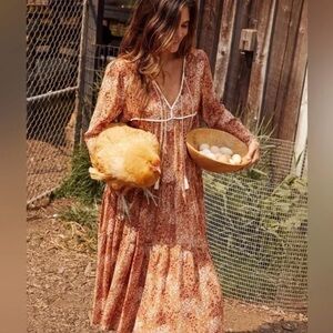Christy Dawn Paloma Floral Bohemian Maxi Dress